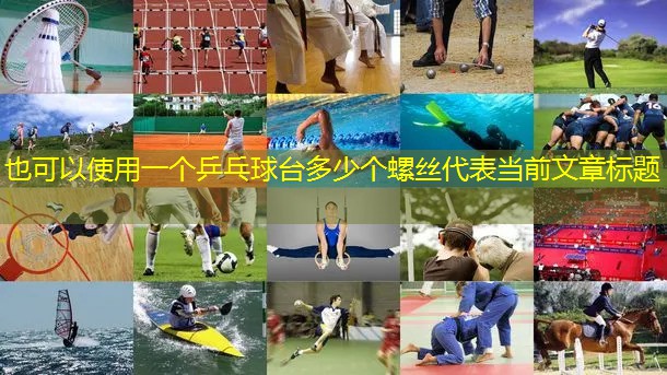 一个乒乓球台多少个螺丝